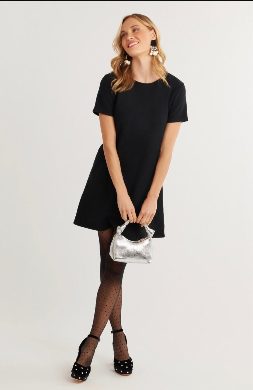 Dudley Stephens Black Fleece Annette Mini Pocket Dress Size Women's Small